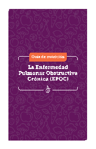 COPD Nutrition Guide (Spanish) Cover